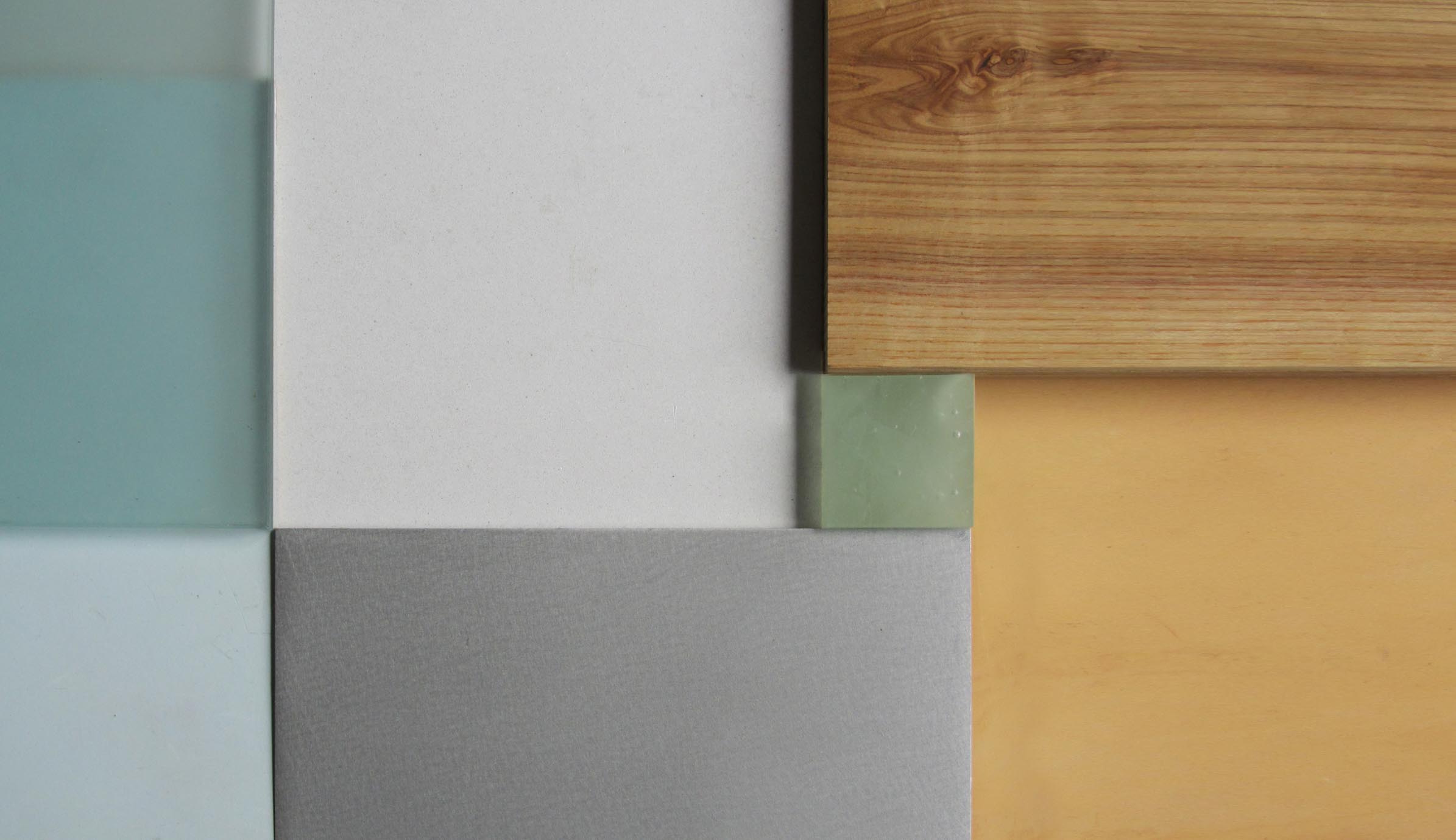 Materialcollage für die Fortuna Apotheke